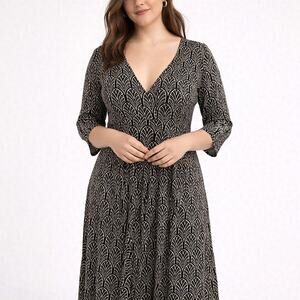 Anthro Maeve Galena Dress M Fit Flare Floral Feminine Mini